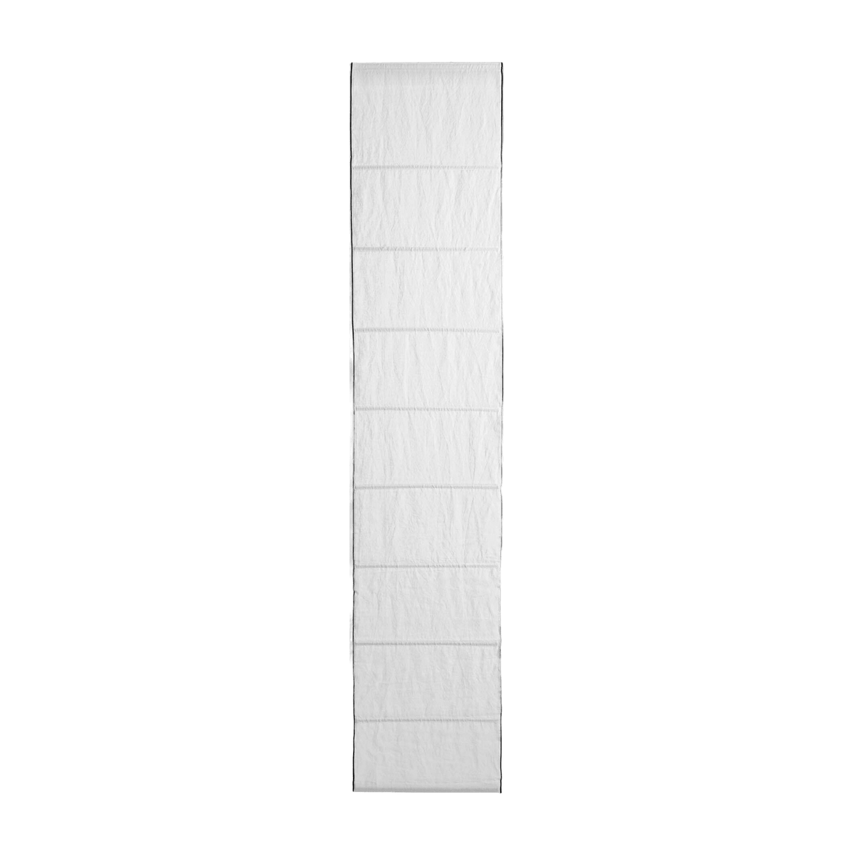 Store bateau 220x45 cm Blanc Et Bourdon Noir Carlina - Madura - The Cool Republic