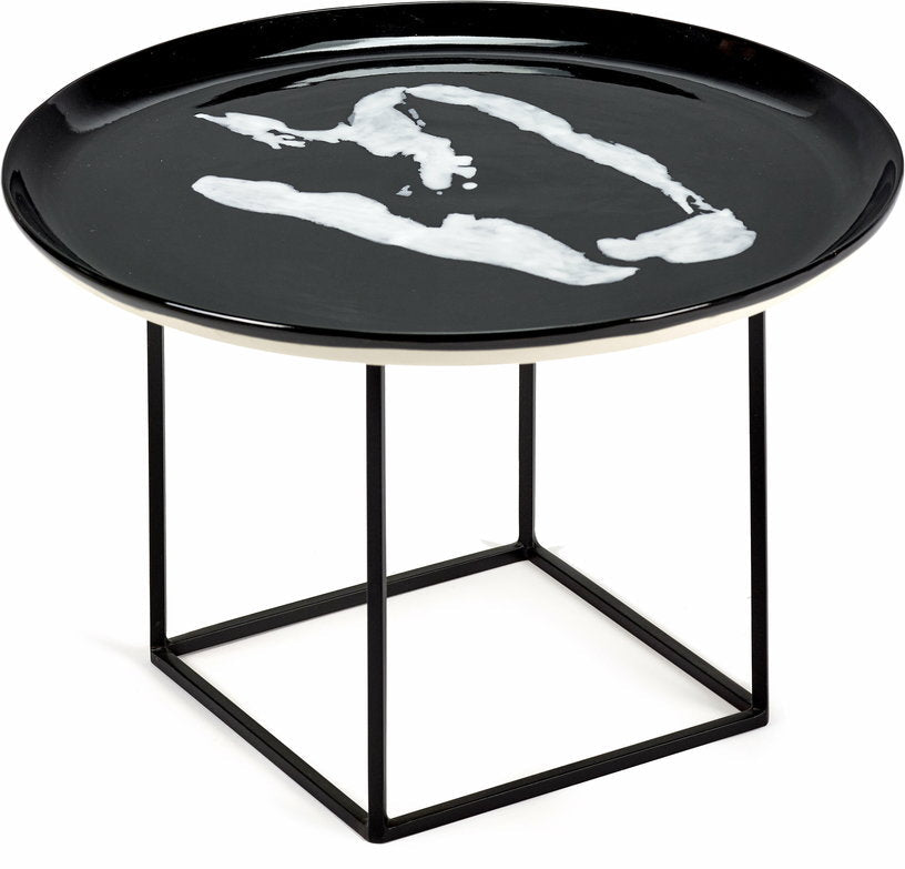 Support d'assiette en acier doré 25 x 20 cm - Serax - The Cool Republic