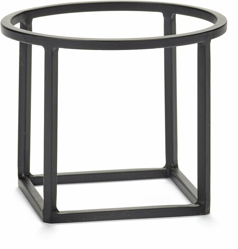 Support d'assiette en acier noir 14 x 10 cm - Serax - The Cool Republic