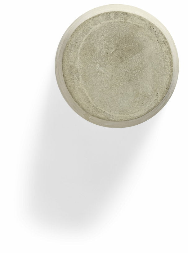 Support d'assiette en béton gris clair 23 x 21 cm - Serax - The Cool Republic