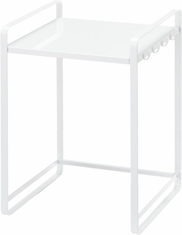 Support de cuisine extensible en acier blanc Tower - Yamazaki - The Cool Republic