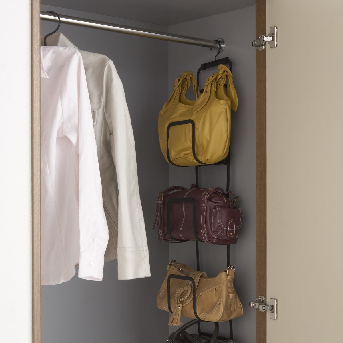Support de rangement pour sacs noir Bag Holder - Yamazaki - The Cool Republic