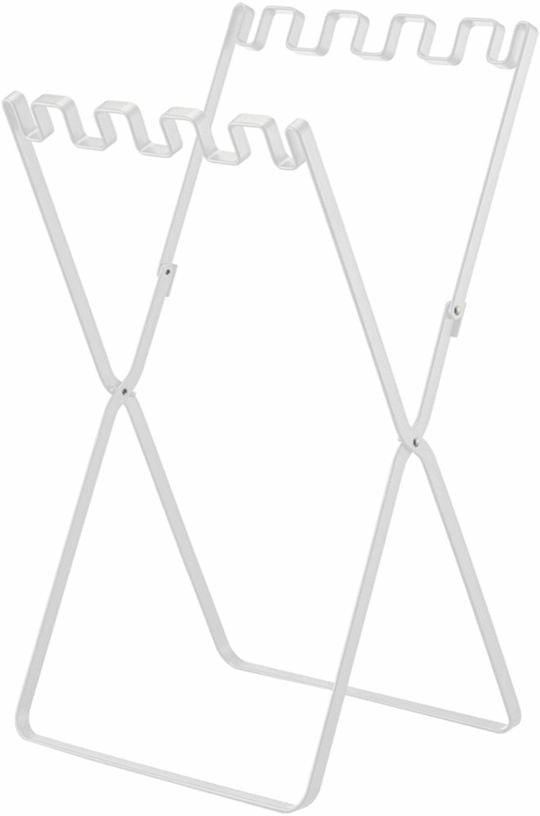 Support de sac à ordures et d'épicerie en acier blanc - Yamazaki - The Cool Republic