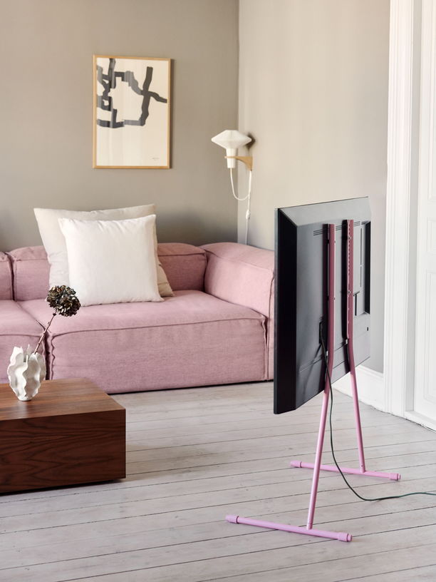 Support pour tv en métal gris 45x102cm Viva - Pedestal - The Cool Republic