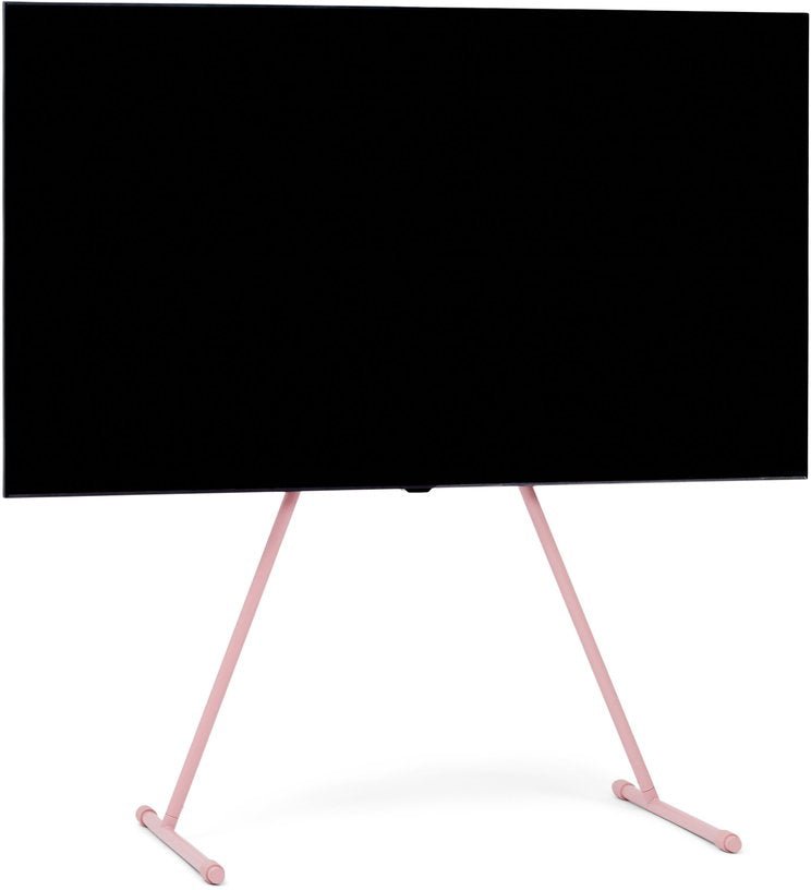 Support pour tv en métal rose 45x102cm Viva - Pedestal - The Cool Republic