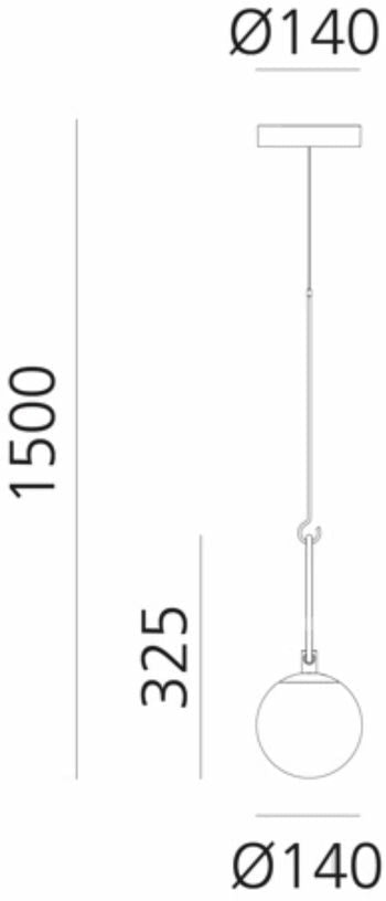 Suspension 14 cm noire Neri&Hu - Artemide - The Cool Republic