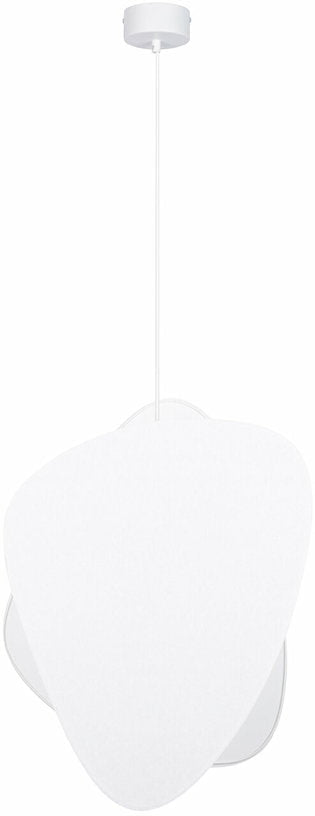 Suspension 2 écrans en cannage blanche 340 cm Screen - Market set - The Cool Republic