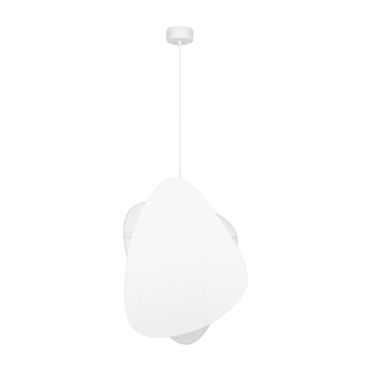 Suspension 2 écrans en cannage blanche 340 cm Screen - Market set - The Cool Republic