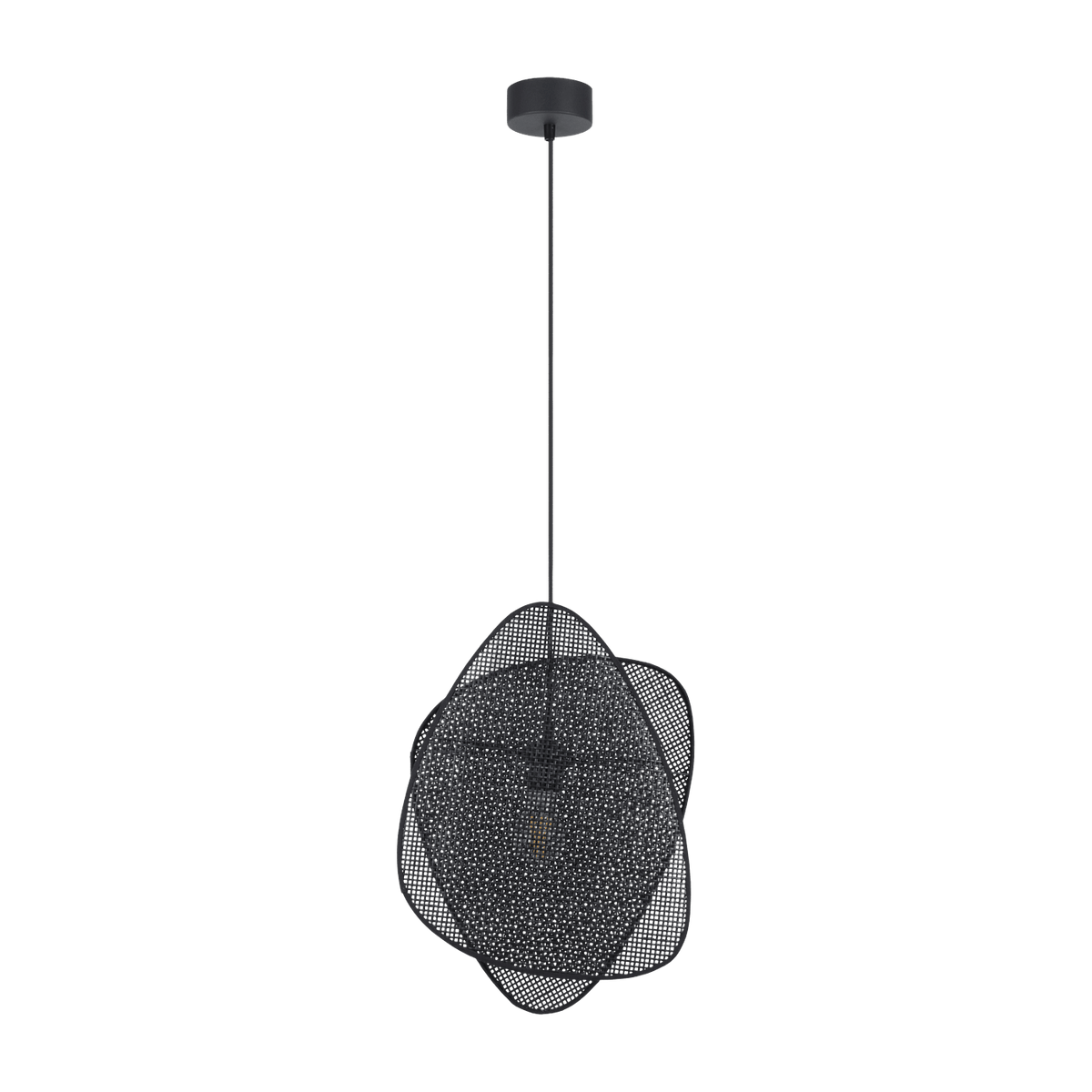 Suspension 2 screens in cannage black 320 cm Screen - Market Set - The Cool Republic
