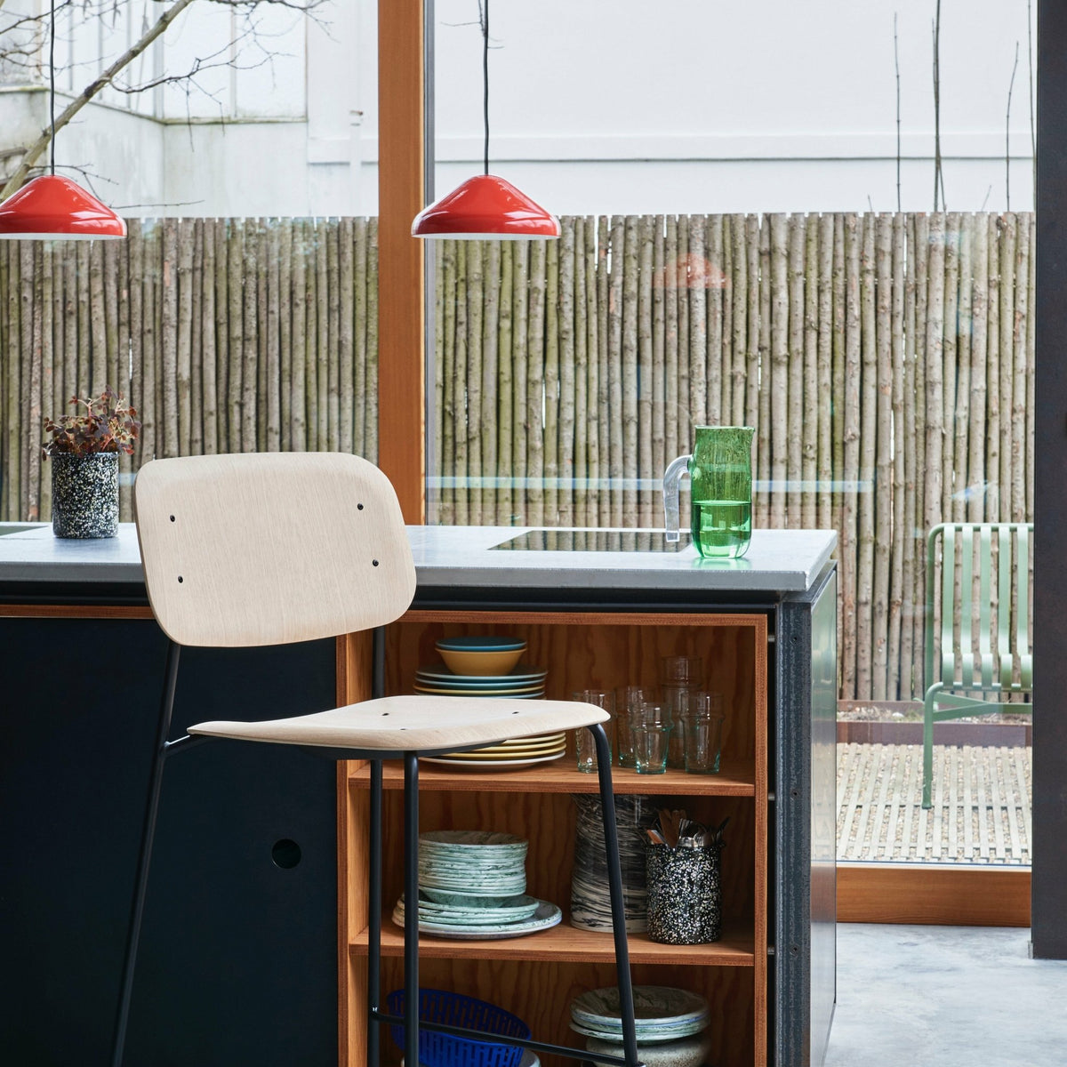 Suspension 23 cm en acier blanc Pao - HAY - The Cool Republic