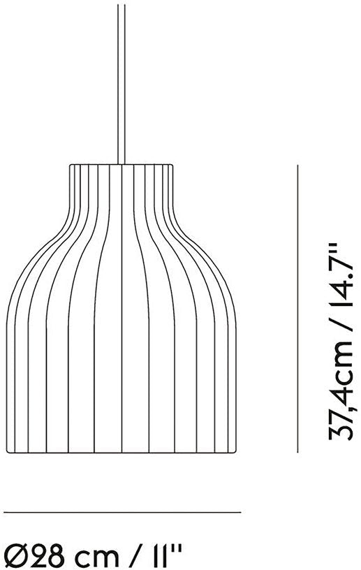 Suspension 28 cm Open Strand - Muuto - The Cool Republic