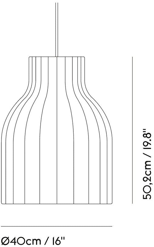Suspension 40 cm Open Strand - Muuto - The Cool Republic