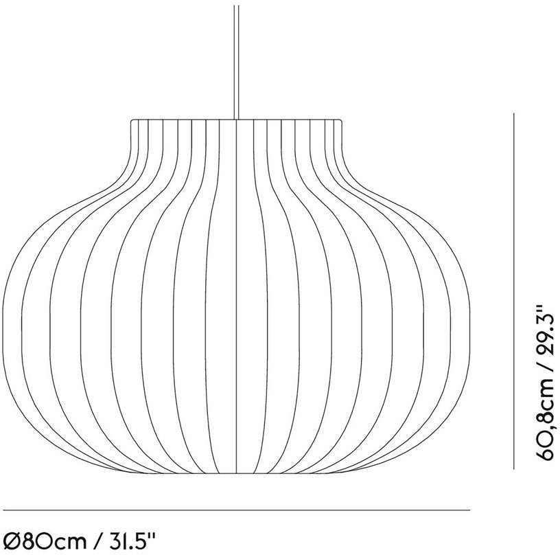 Suspension 80 cm Closed Strand - Muuto - The Cool Republic