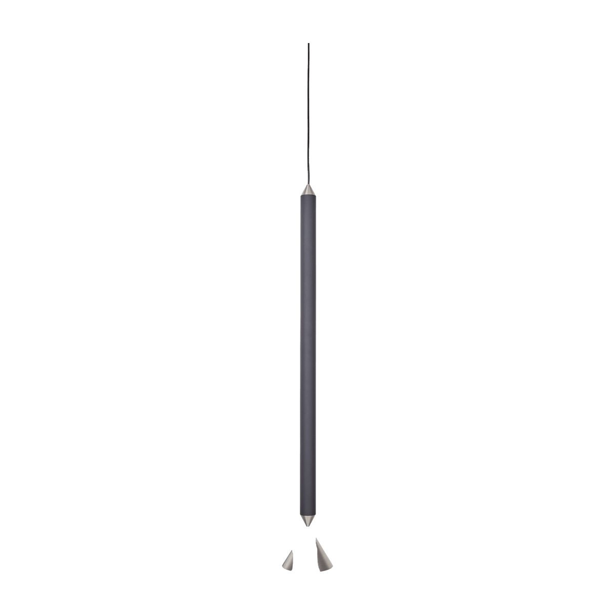 Suspension aluminium poli noir Apollo 79 - Pholc - The Cool Republic