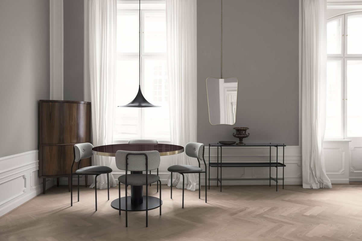 Silver pendant lamp 60 cm Semi Pendant - Gubi - The Cool Republic