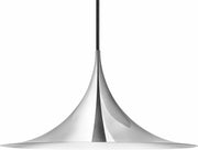 Suspension argenté 60 cm Semi Pendant - Gubi - The Cool Republic