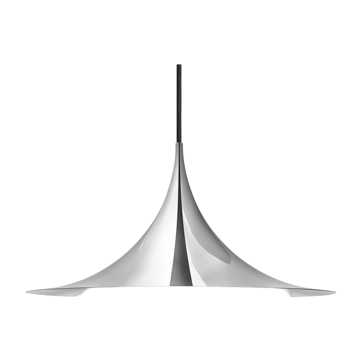 Silver pendant lamp 60 cm Semi Pendant - Gubi - The Cool Republic