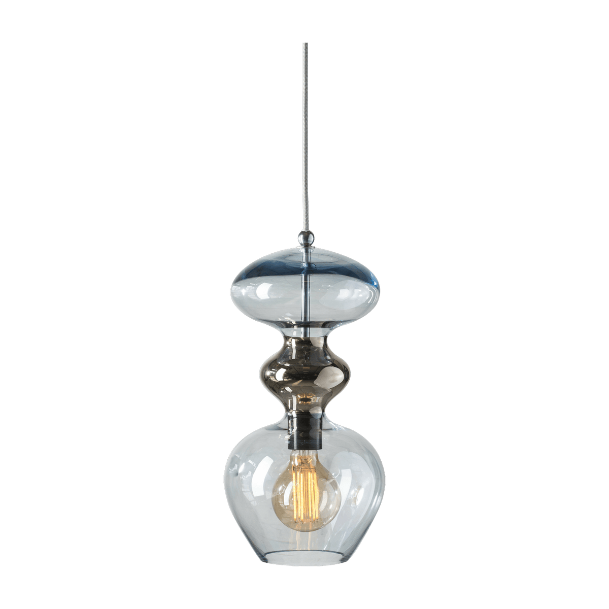 Blue silver suspension platine M Futura - Ebb & Flow - The Cool Republic