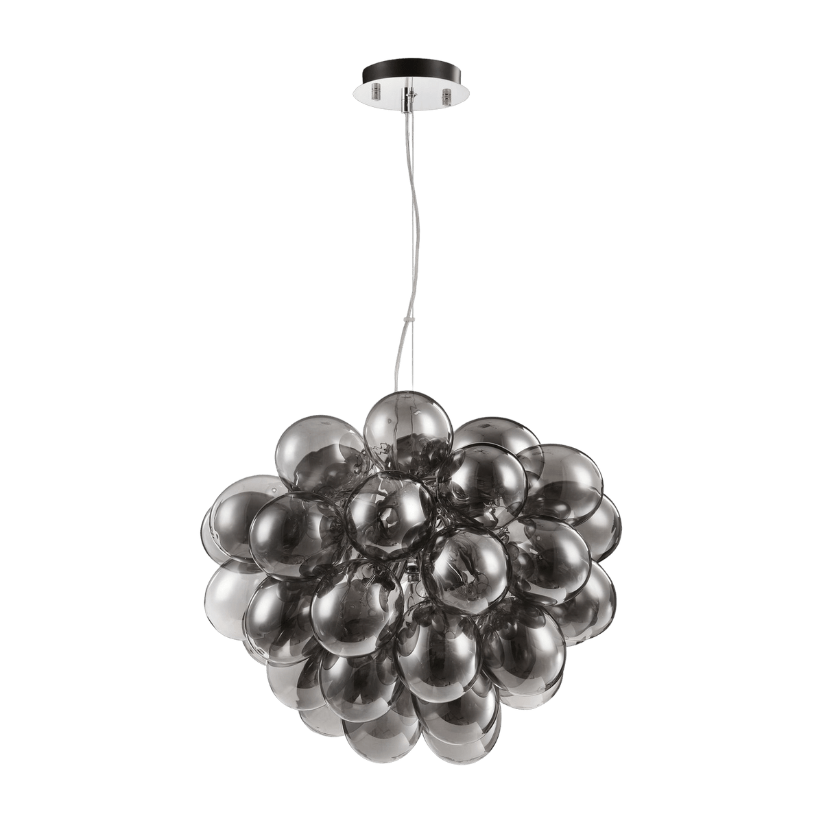 Suspension argentée en métal 40 cm Balbo - Maytoni - The Cool Republic
