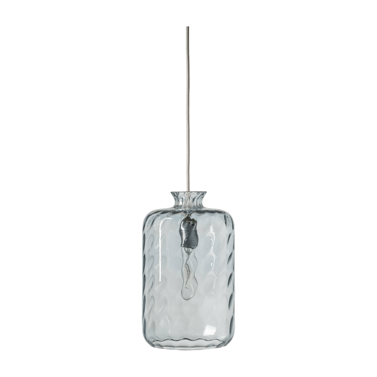 Pillar silver and blue topaz pendant light - Ebb & Flow - The Cool Republic