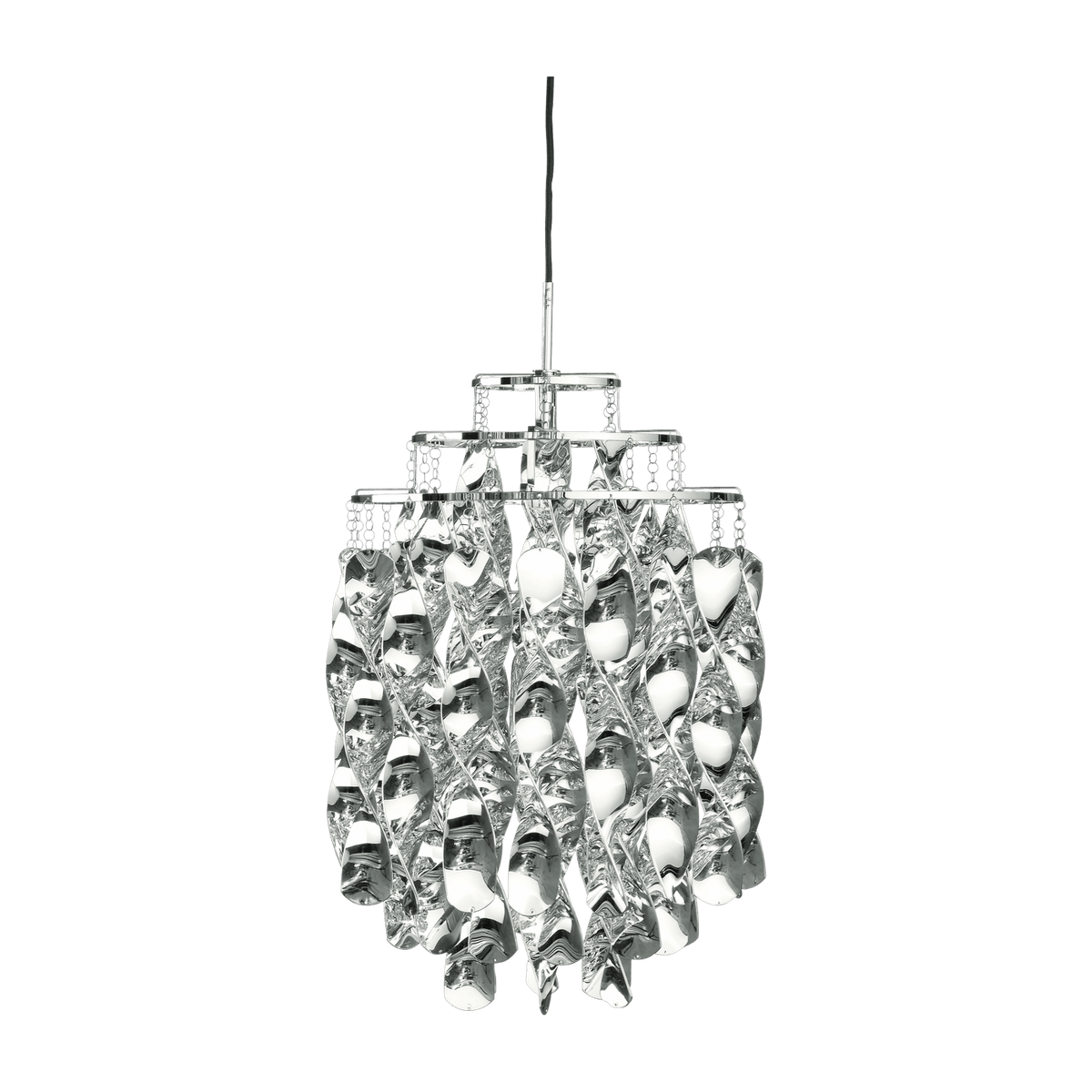 Silver ABS plastic suspension Spiral Mini - Verpan - The Cool Republic