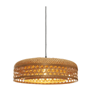Suspension avec abat-jour en bambou naturel 60x18 cm Ubud - Good & Mojo - The Cool Republic