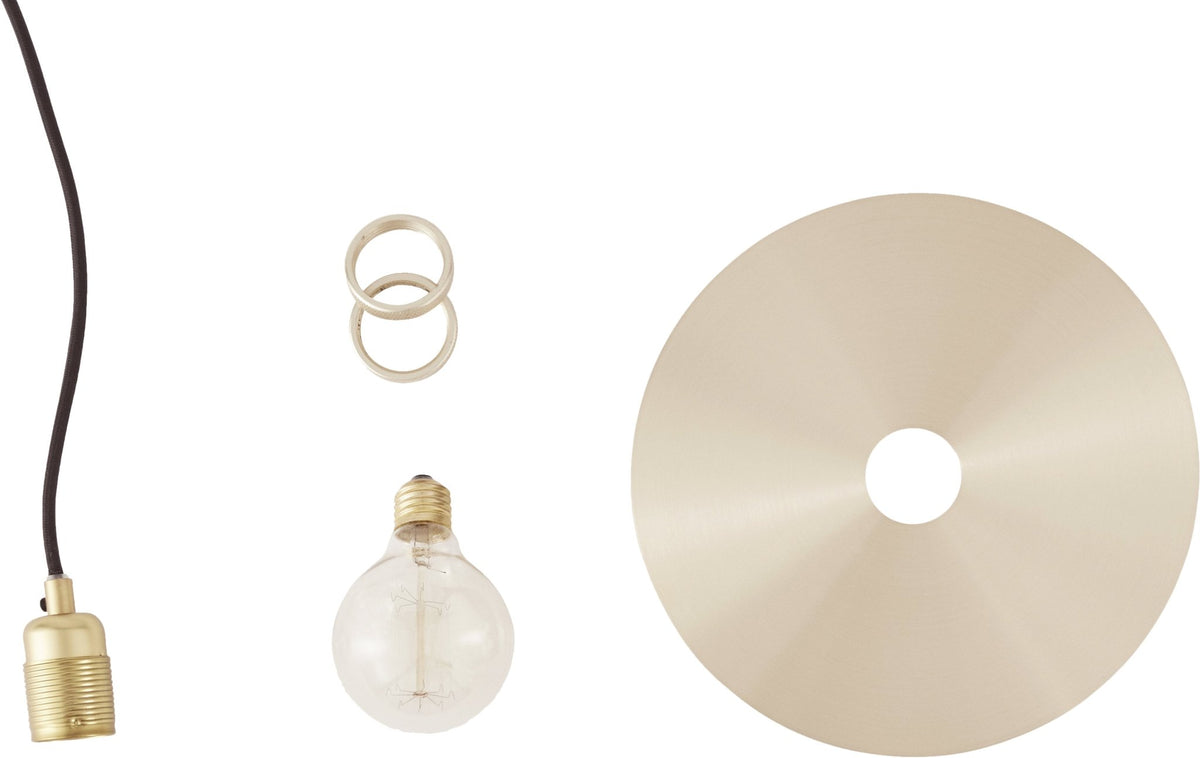 Suspension avec abat-jour et ampoule 25 cm Circle - Frama - The Cool Republic