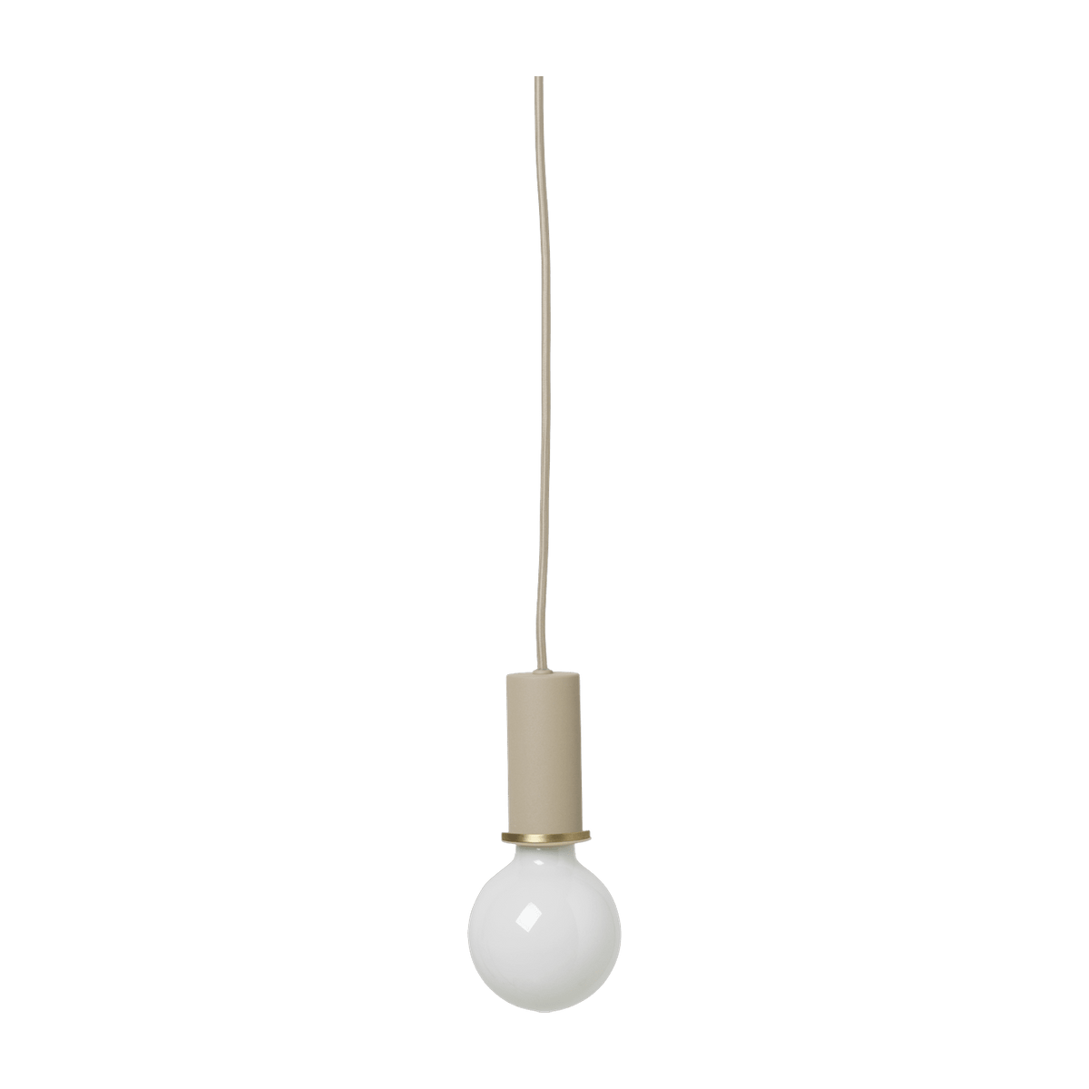 Suspension basse en métal beige Cashmere - Ferm Living - The Cool Republic