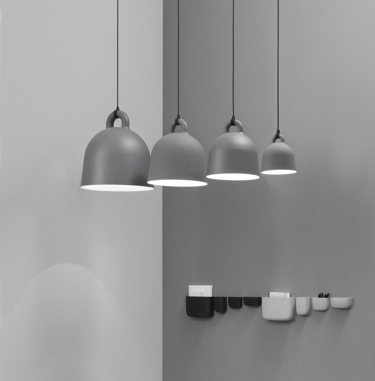 Suspension BELL L Gris Grey - Normann Copenhagen - The Cool Republic