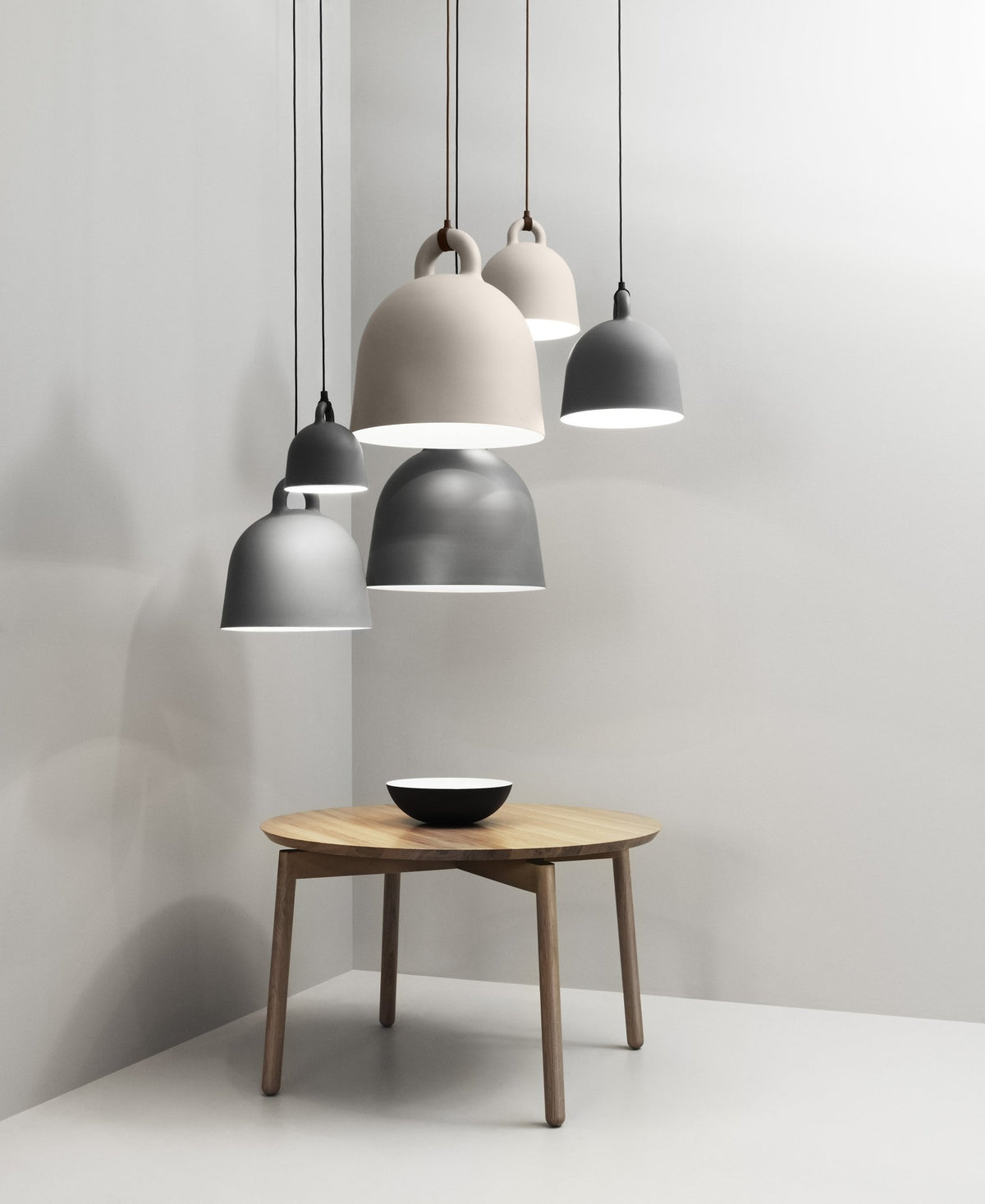 Suspension BELL L Gris Grey - Normann Copenhagen - The Cool Republic
