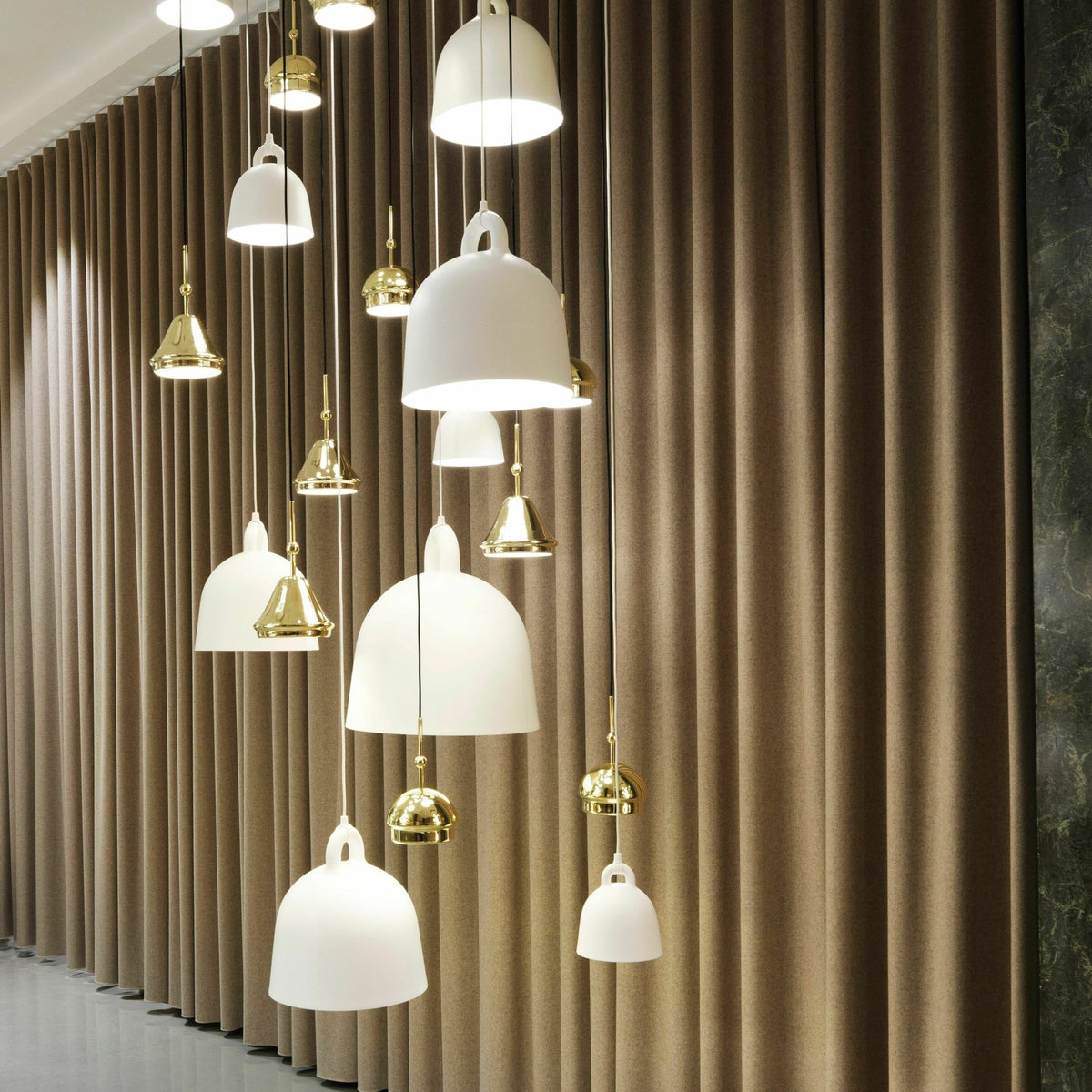 Suspension BELL M Blanc blanc - Normann Copenhagen - The Cool Republic