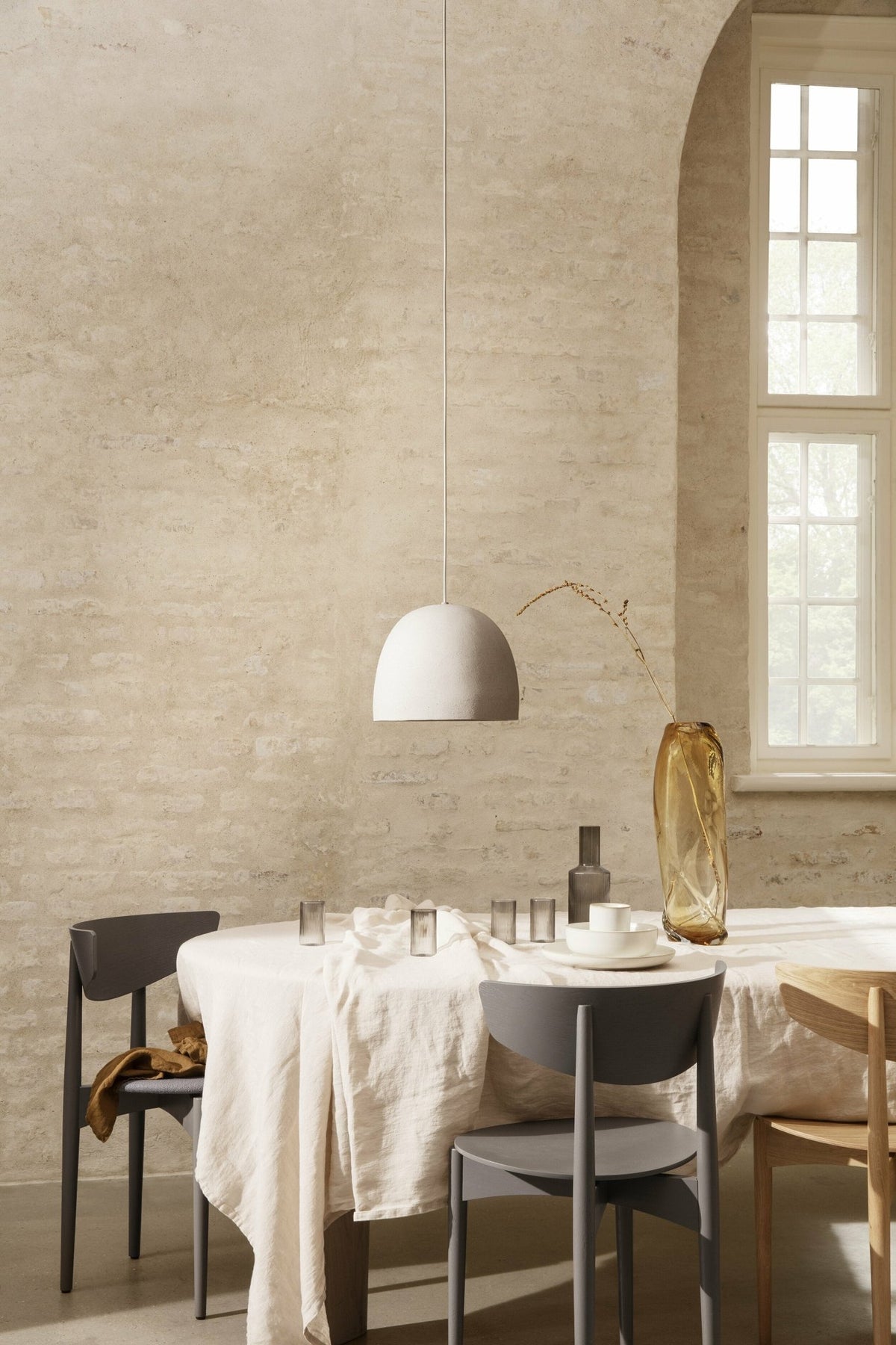 Suspension blanc cassé L Speckle - Ferm Living - The Cool Republic