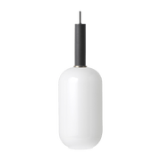 Suspension blanche 34 cm socket high noir Opal Collect - Ferm Living - The Cool Republic