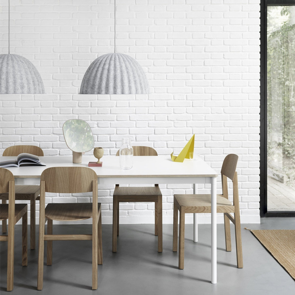 Suspension blanche 55 cm Under The Bell - Muuto - The Cool Republic
