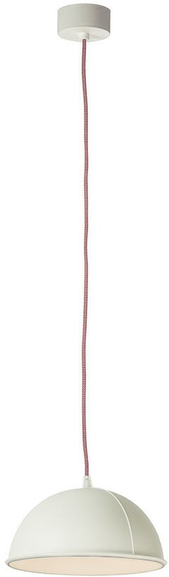 Suspension blanche avec son câble banc et rouge Pop 1 - In - es.artdesign - The Cool Republic