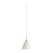 Suspension blanche base argenté en laiton 16 cm BL9 - Gubi - The Cool Republic