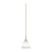 White wall lamp base gold brass 16cm BL9 - Gubi - The Cool Republic