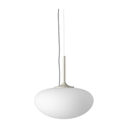 White hanging lamp base gris clair Stemlite - Gubi - The Cool Republic