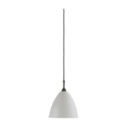 Suspension blanche base noire en laiton 21 cm BL9 - Gubi - The Cool Republic