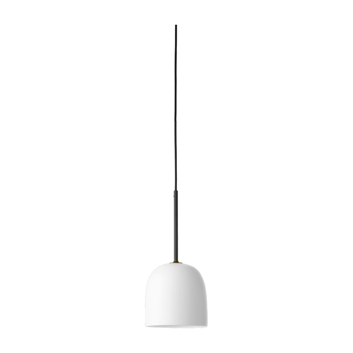 White pendant lamp base black Howard - Gubi - The Cool Republic