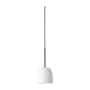 White pendant lamp base black Howard - Gubi - The Cool Republic