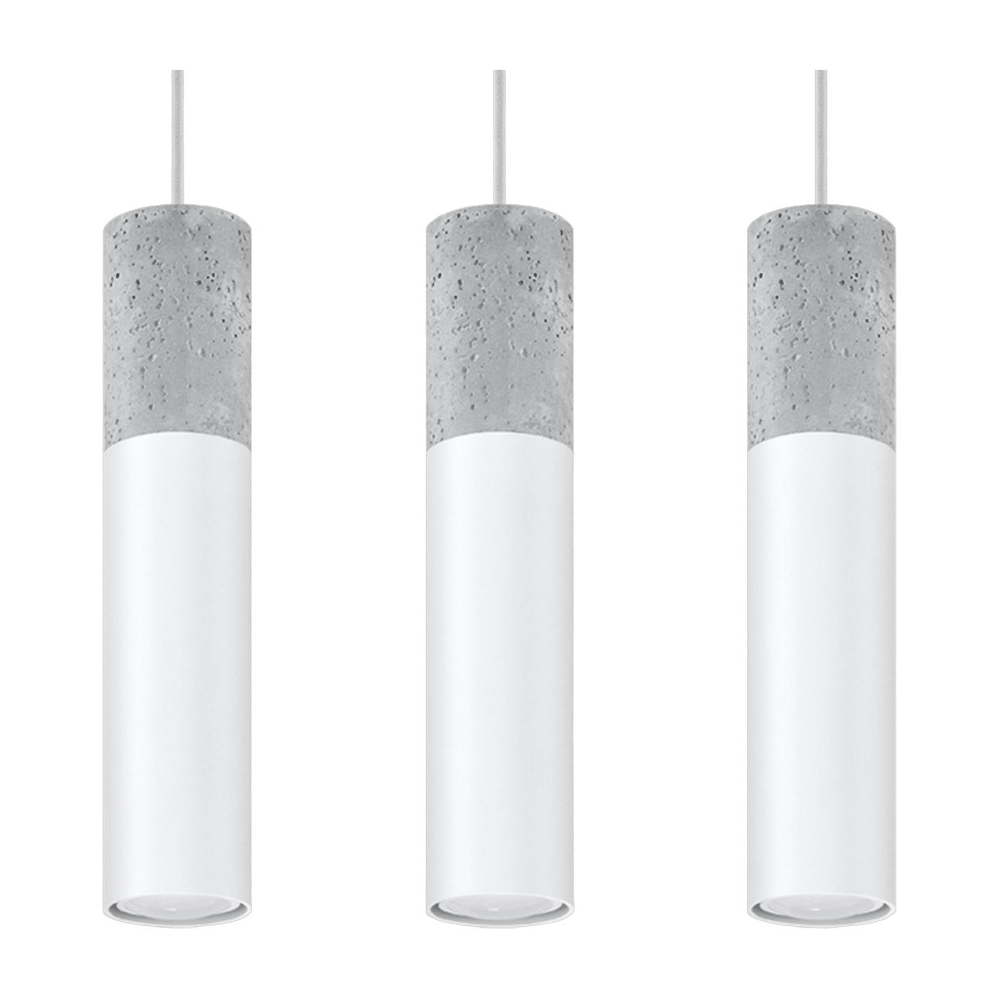 Suspension blanche Borgio 3 - Sollux - The Cool Republic