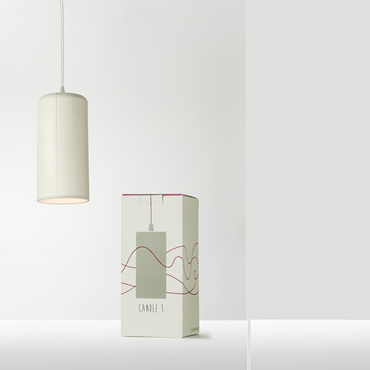 Suspension blanche Candle 1 - In-es.artdesign - The Cool Republic