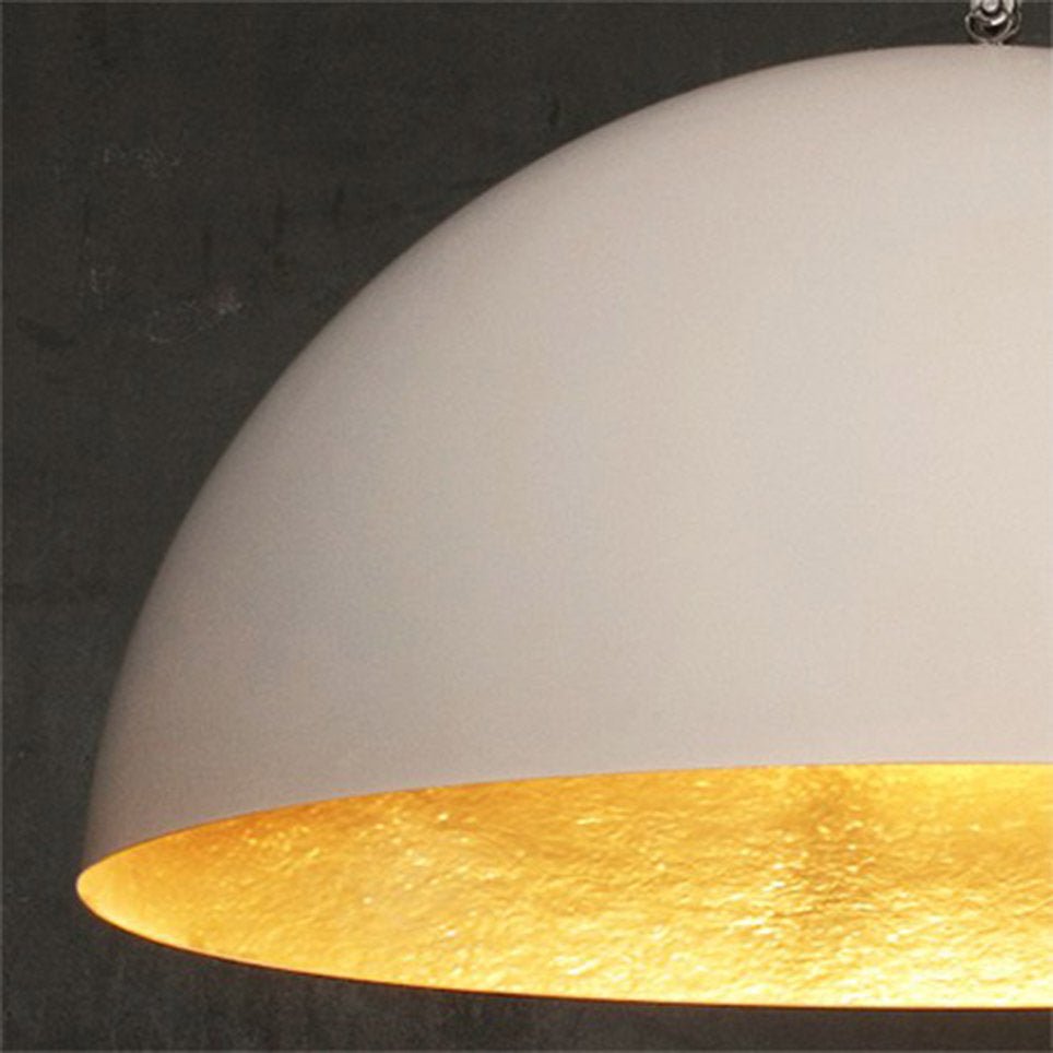 Suspension blanche et dorée Mezza Luna - In-es.artdesign - The Cool Republic