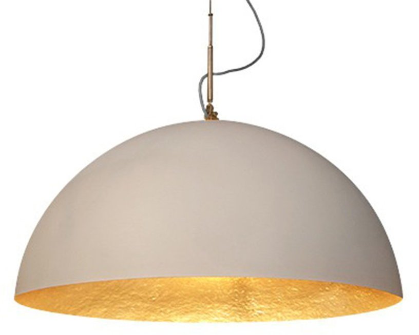 Suspension blanche et dorée Mezza Luna - In - es.artdesign - The Cool Republic