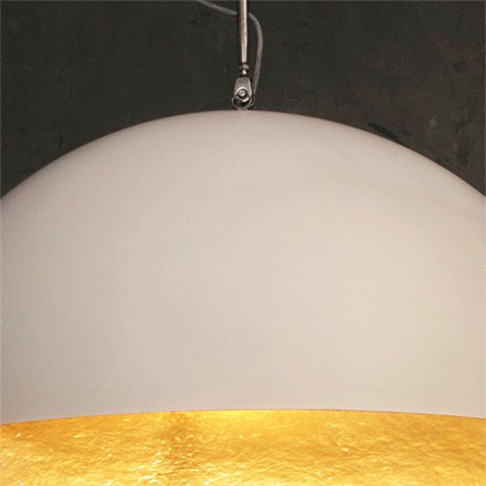 Suspension blanche et dorée Mezza Luna - In-es.artdesign - The Cool Republic