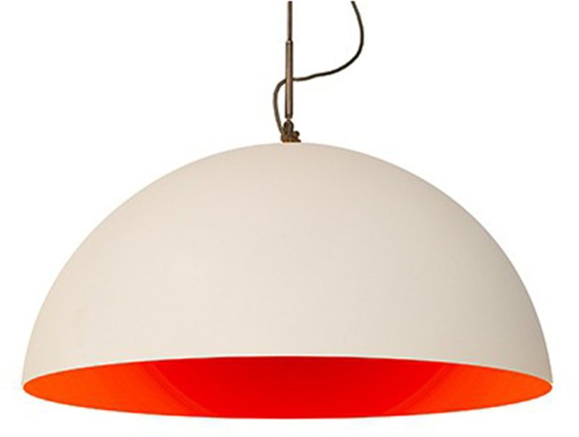 Suspension blanche et rouge Mezza Luna - In - es.artdesign - The Cool Republic