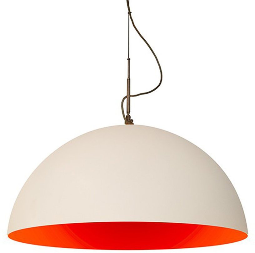 Suspension blanche et rouge Mezza Luna - In - es.artdesign - The Cool Republic