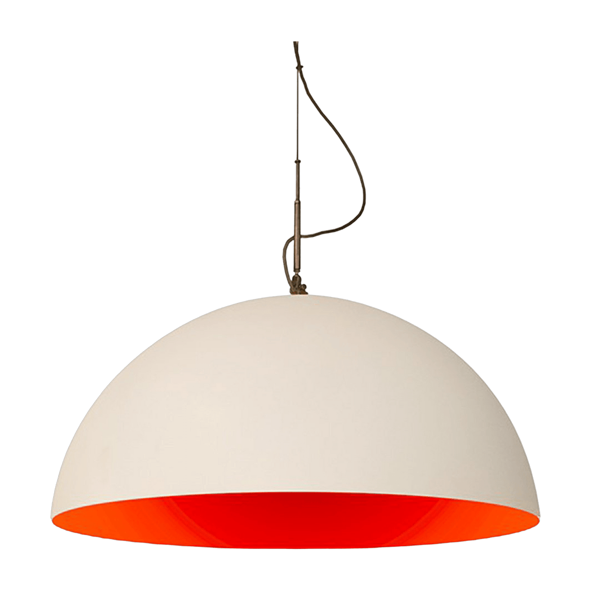 Suspension blanche et rouge Mezza Luna - In-es.artdesign - The Cool Republic