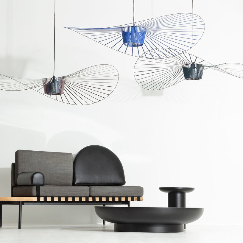 Suspension bleu cobalt 200 cm Vertigo - Petite Friture - The Cool Republic